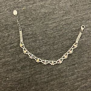 diamond reflective rainbow bracelet